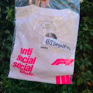 ASSC x UNDFTD x F1 - White Tee (S)